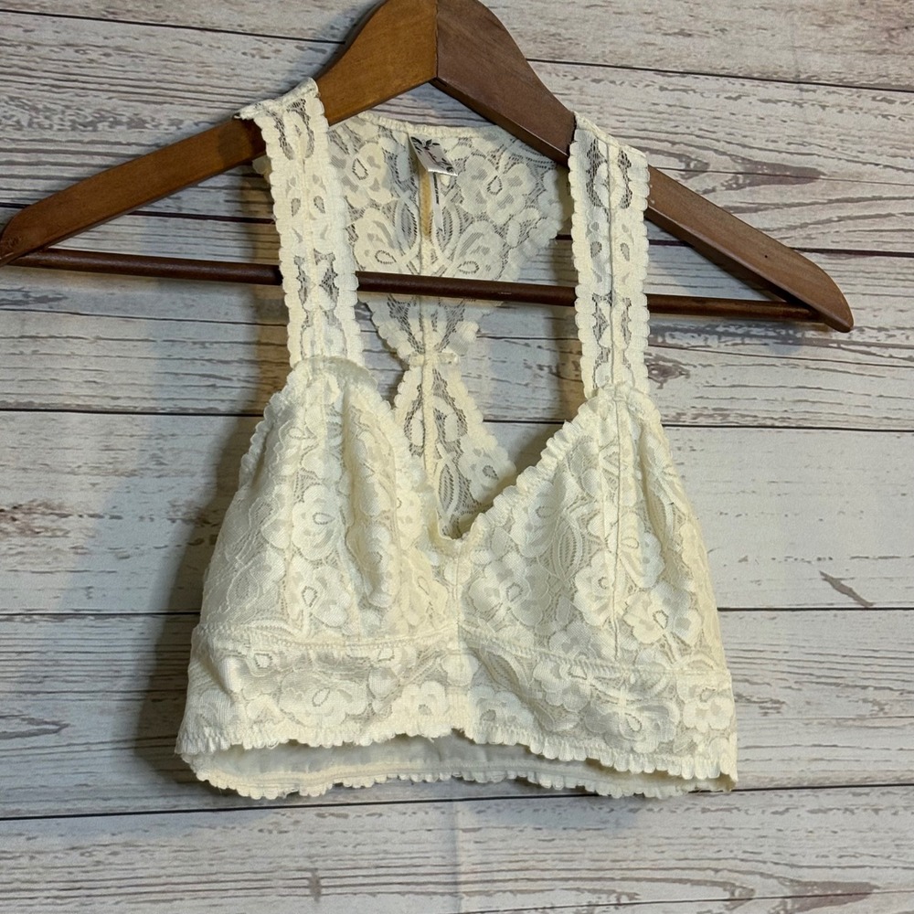 Intimately by Free People Bralette 2pk Black White‎ S/P - Picture 8 of 10